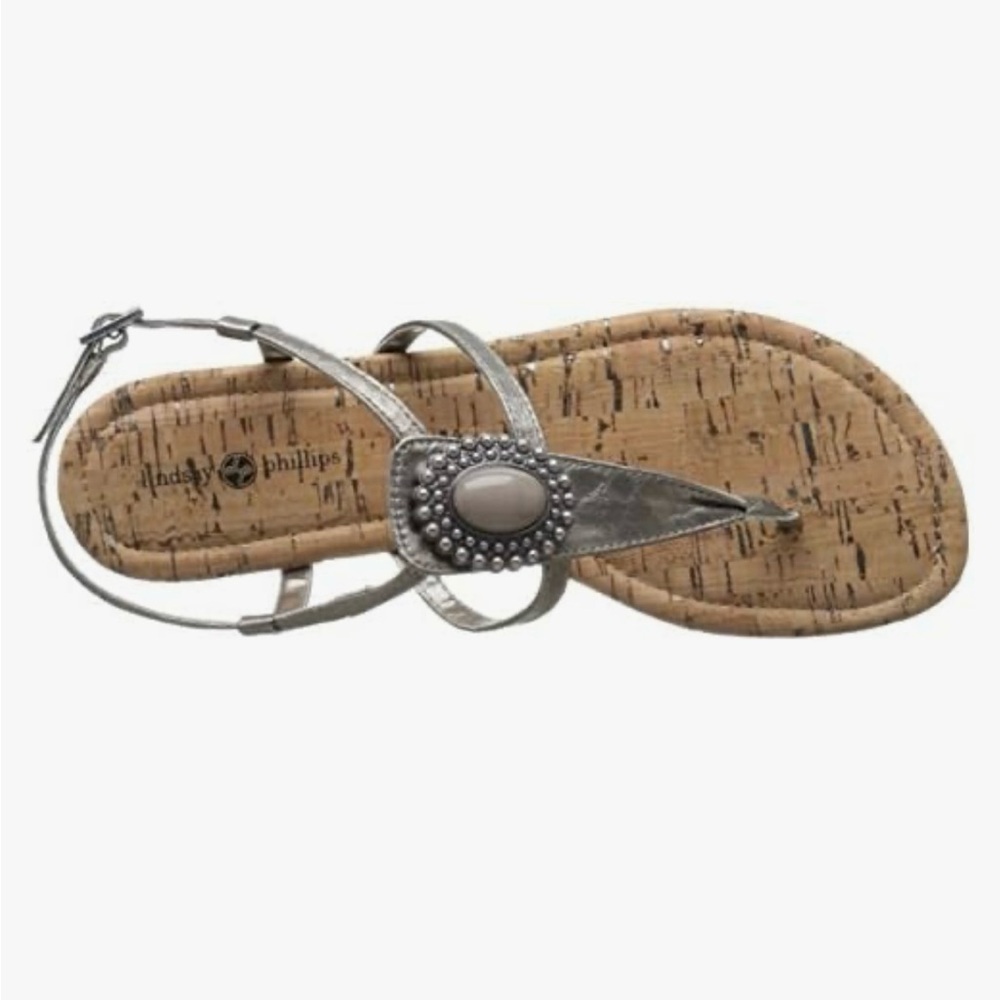 Lindsay Phillips T-strap sandals size 10 - Picture 4 of 9